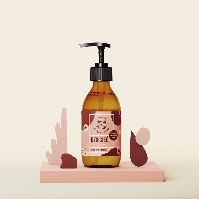 Mydlarnia Cztery Szpaki Naturalne mydło w płynie Dziegieć 300ml