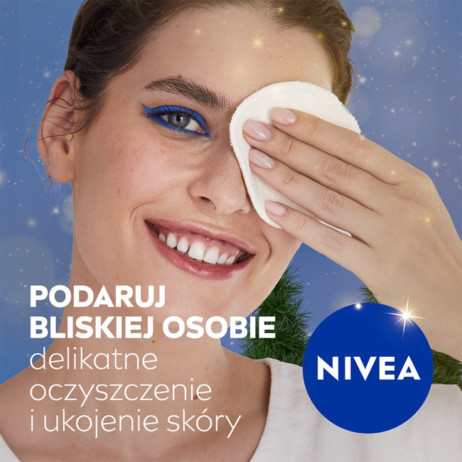 Nivea You Got This zestaw odświeżający żel pod prysznic 300ml + antyperspirant roll-on 50ml + pielęgnująca pomadka do ust 4.8g + kojący płyn micelarny 200ml + kosmetyczka