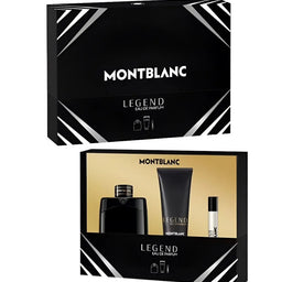Mont Blanc Legend zestaw woda perfumowana spray 100ml + miniatura wody perfumowanej 7.5ml + żel pod prysznic 100ml