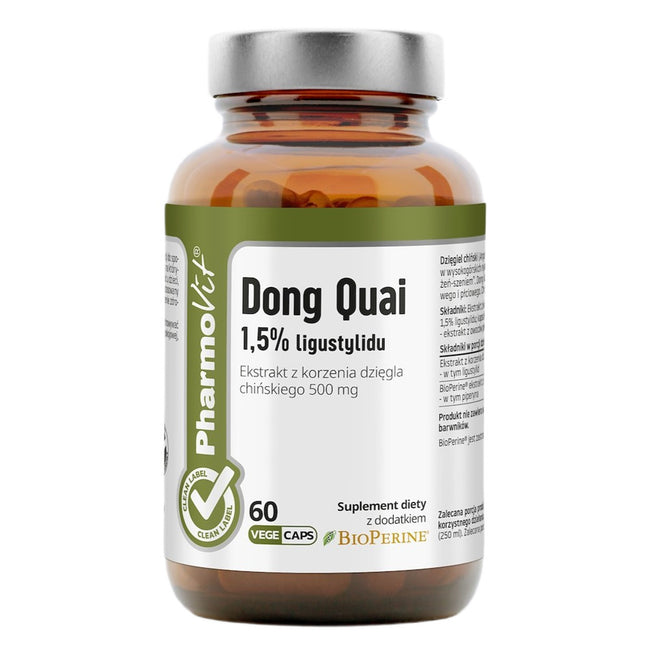 Pharmovit Dong Quai 1.5% ligustylidu suplement diety 60 kapsułek