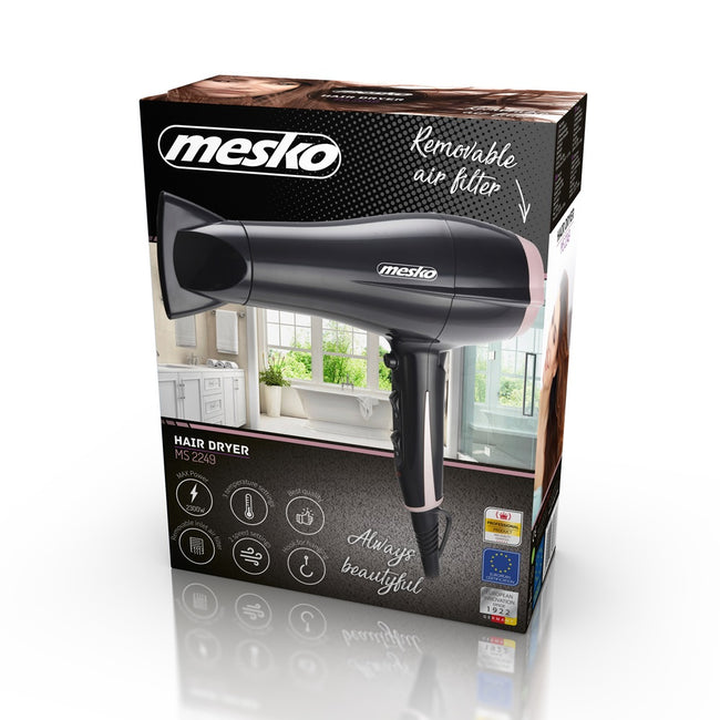 Mesko Suszarka do włosów 2000W MS2249 Czarna