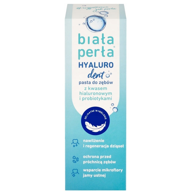 Biała Perła Hyaluro Dent pasta do zębów z kwasem hialuronowym i probiotykami 75ml