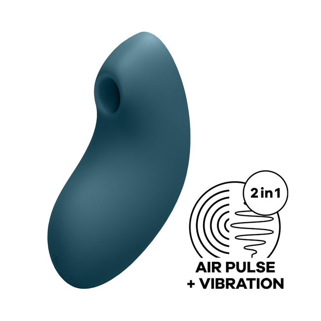 Satisfyer Vulva Lover 2 stymulator łechtaczkowy z wibracjami Navy
