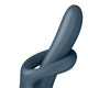 Satisfyer Heat Flex 4 wibrator rotacyjny z funkcją podgrzewania Grey
