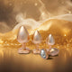 Dream Toys Gleaming Love Pearl Gold Plug korek analny L