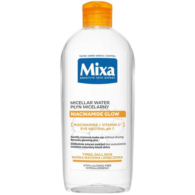 MIXA Niacinamide Glow płyn micelarny z niacynamidem i witaminą C 400ml