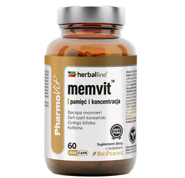 Pharmovit Memvit™ pamięć i koncentracja suplement diety 60 kapsułek