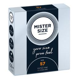 Mister Size Condoms prezerwatywy dopasowane do rozmiaru 57mm 3szt.