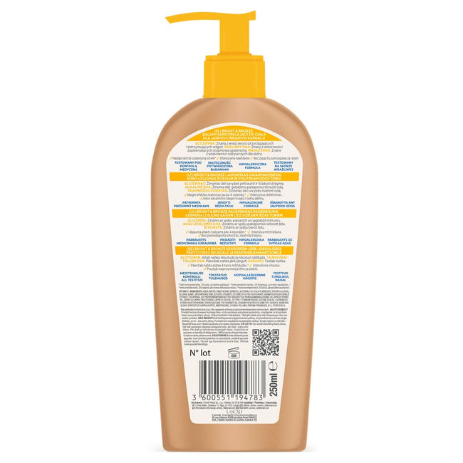MIXA Bright & Bronze balsam samoopalający do ciała dla jasnych i śniadych karnacji 250ml