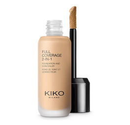 KIKO Milano Full Coverage 2-In-1 Foundation & Concealer mocno kryjący podkład i korektor 2 w 1 WB55 Warm Beige 55 25ml