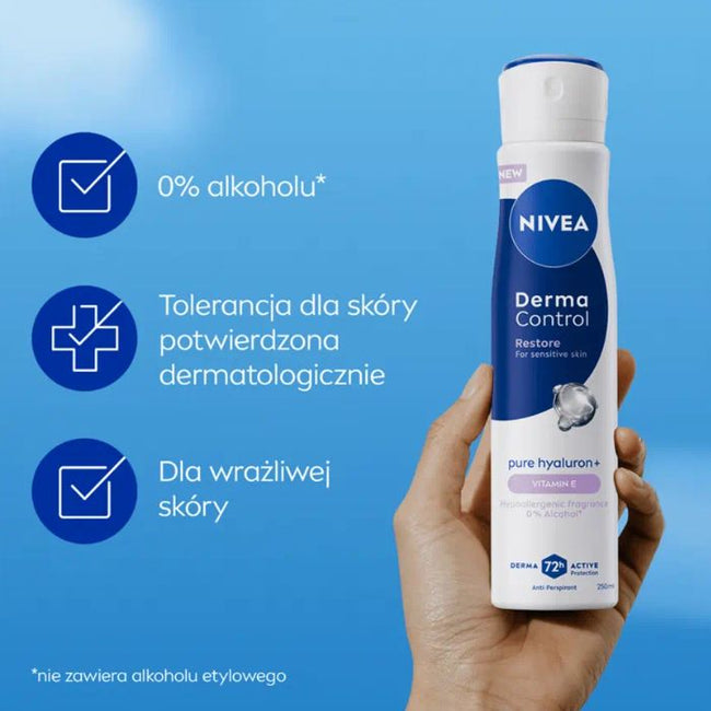 Nivea Derma Control Restore antyperspirant spray 250ml