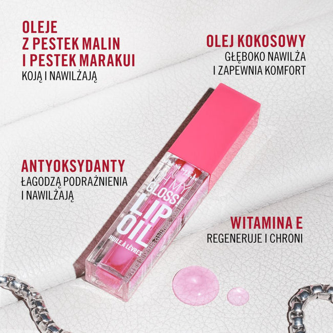 Rimmel Oh My Gloss odżywczy olejek do ust z witaminami 4.5ml