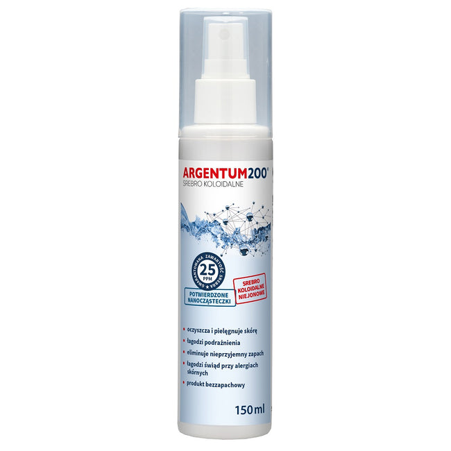 Aura Herbals Argentum200 Srebro Koloidalne 25ppm aerozol 150ml
