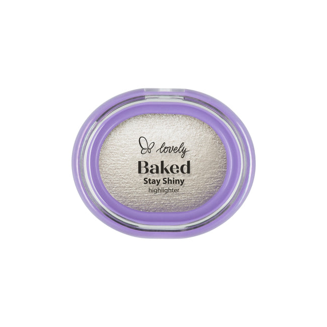 Lovely Baked Stay Shiny Highlighter wypiekany rozświetlacz do twarzy 1szt.