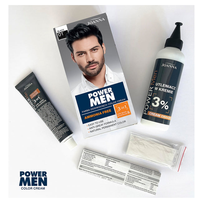 Joanna Power Men Color Cream farba odsiwiająca
