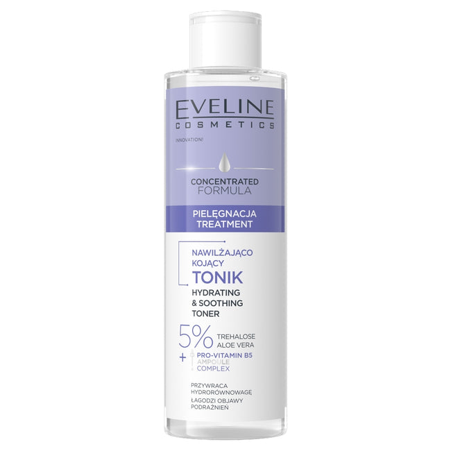 Eveline Cosmetics Skoncentrowana Formuła nawilżająco-kojący tonik 200ml