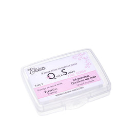 Elisium Quick Shape Nail Form formy do przedłużania paznokci Type1 24 szt