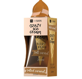 HiSkin Crazy Ice Cream krem do ciała Słony Karmel 200ml