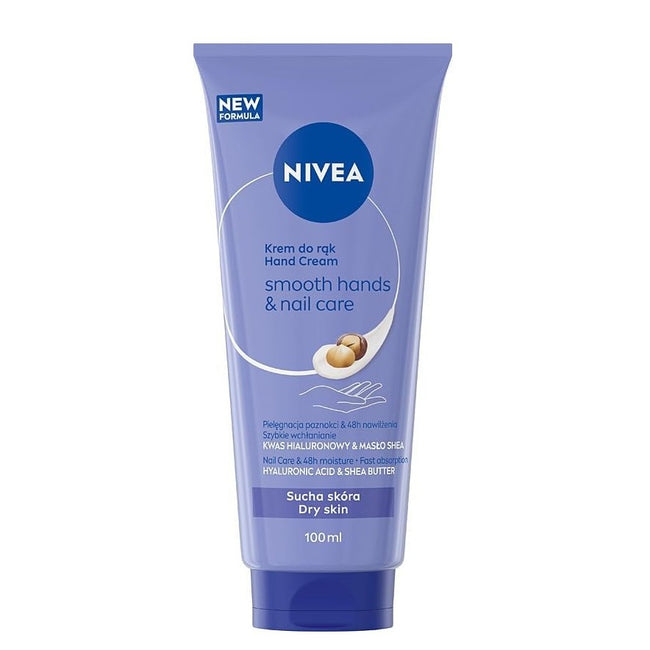 Nivea Smooth Hands & Nail Care wygładzający krem do rąk i paznokci 100ml