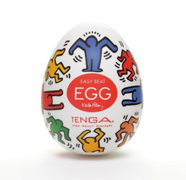 TENGA Easy Beat Egg Keith Haring Dance jednorazowy masturbator w kształcie jajka