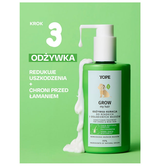 Yope Grow My Hair odżywka-kuracja wzmacniająca 300ml