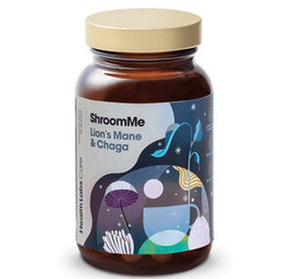 HealthLabs ShroomMe Lion's Mane & Chaga energia i poprawa koncentracji suplement diety 90 porcji