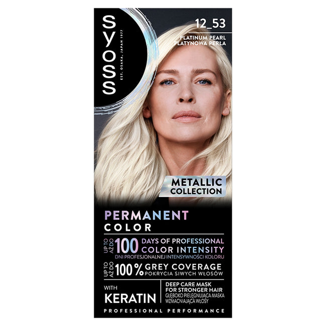 Syoss Permanent Color Metallic Collection farba do włosów trwale koloryzująca