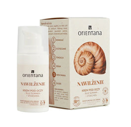 ORIENTANA Nawilżenie krem pod oczy Śluz Ślimaka i Stoechiol 15ml