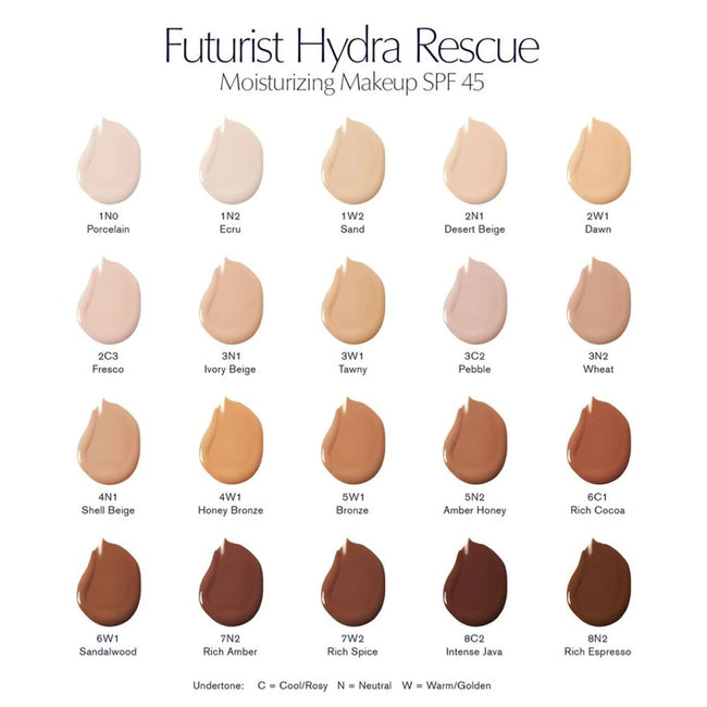 Estée Lauder Futurist Hydra Rescue Moisturizing Makeup SPF45 długotrwały kryjący rozświetlający podkład do twarzy