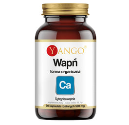 Yango Wapń forma organiczna suplement diety 90 kapsułek