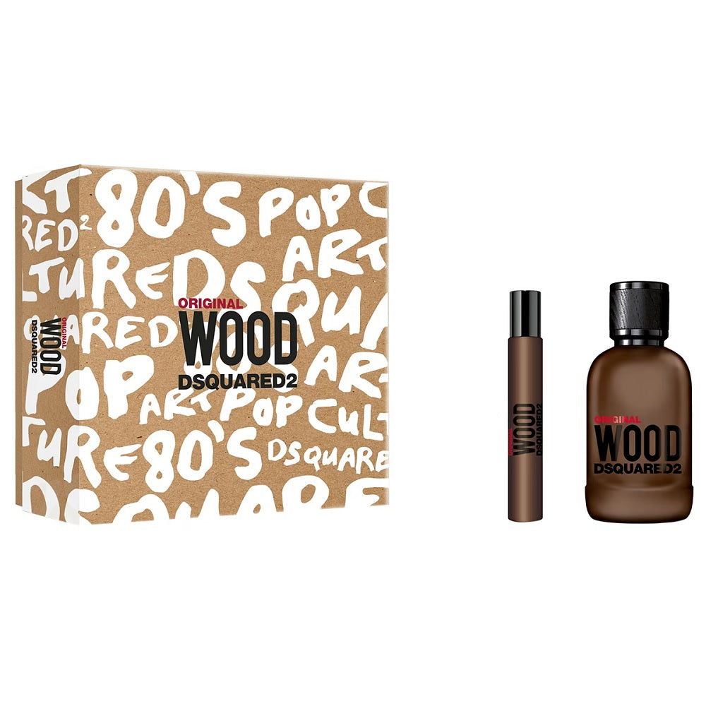 dsquared² original wood woda perfumowana 100 ml   zestaw 