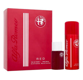 Alfa Romeo Red zestaw woda toaletowa spray 15ml + perfumowany spray do ciała 150ml