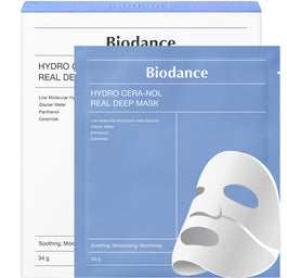 Biodance Hydro Cera-Nol Real Deep Mask maska do twarzy w płachcie 4x34g