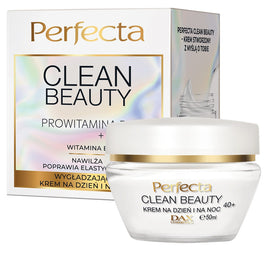 Perfecta Clean Beauty wygładzający krem na dzień i na noc 40+ 50ml