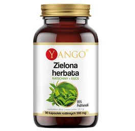 Yango Zielona herbata Katechiny + EGCG suplement diety 90 kapsułek
