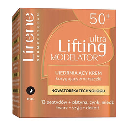 Lirene Ultra Lifting Modelator ujędrniający krem korygujący zmarszczki na noc 50ml