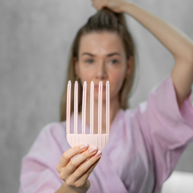 Glov Zero Gravity klip unoszący włosy u nasady Pink
