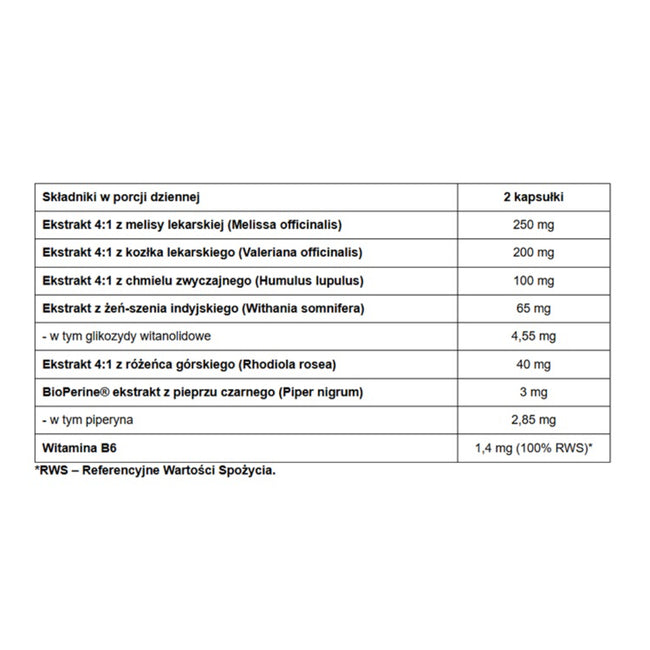Pharmovit Nervocal stres suplement diety 60 kapsułek