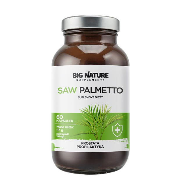Big Nature Saw Palmetto suplement diety 60 kapsułek