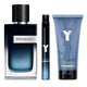 Yves Saint Laurent Y Pour Homme zestaw woda perfumowana spray 100ml + woda perfumowana spray 10ml + żel pod prysznic 50ml