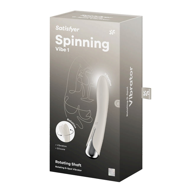 Satisfyer Spinning Vibe 1 obrotowy wibrator punktu G Beige
