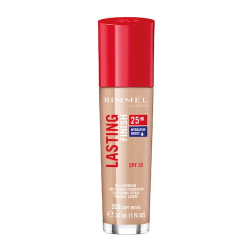 Rimmel Lasting Finish 25HR SPF20 długotrwały podkład do twarzy