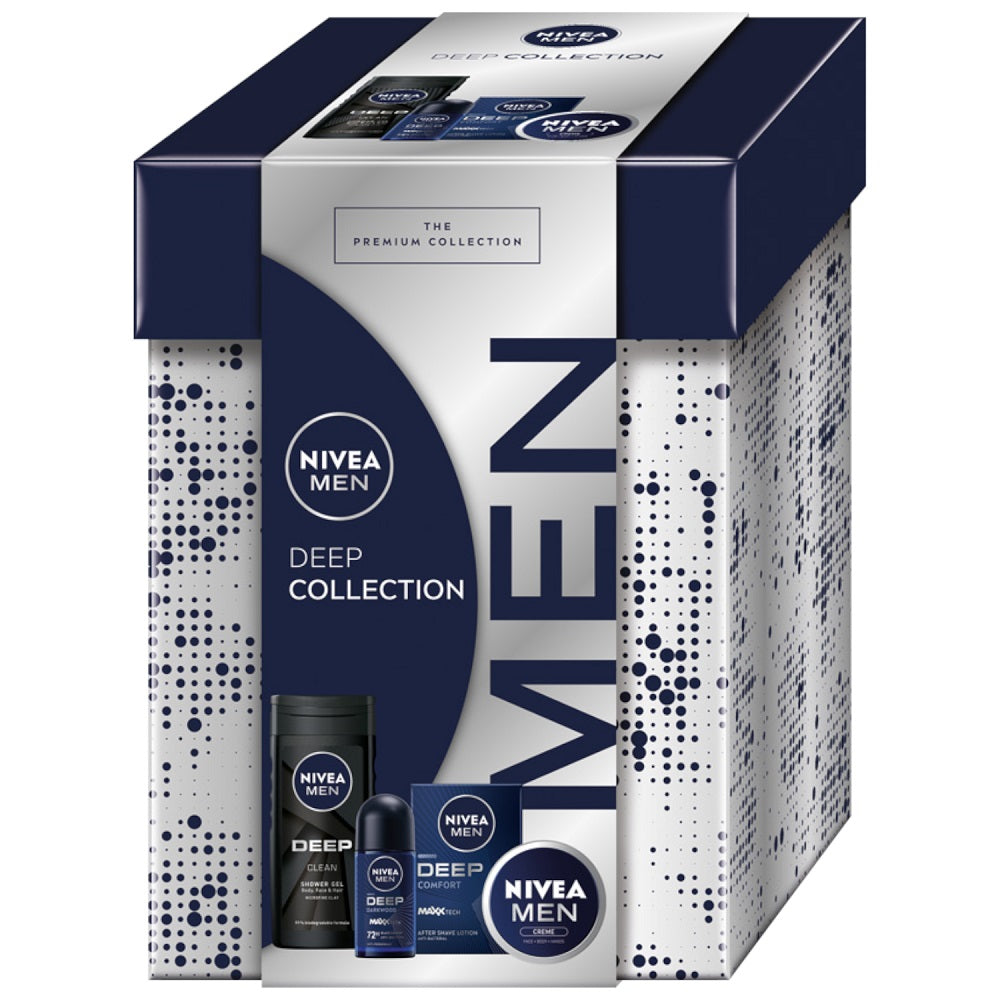 nivea deep comfort woda po goleniu 75 ml   zestaw