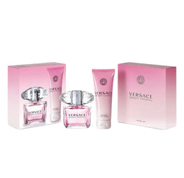Versace Bright Crystal zestaw woda toaletowa spray 90ml + balsam do ciała 100ml