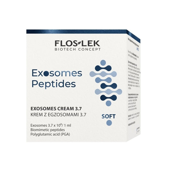 Floslek Exosomes Peptides krem z egzosomami 3.7 spłycający zmarszczki SOFT 50ml