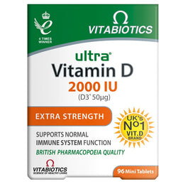 Vitabiotics Ultra Vitamin D 2000IU suplement diety 96 tabletek