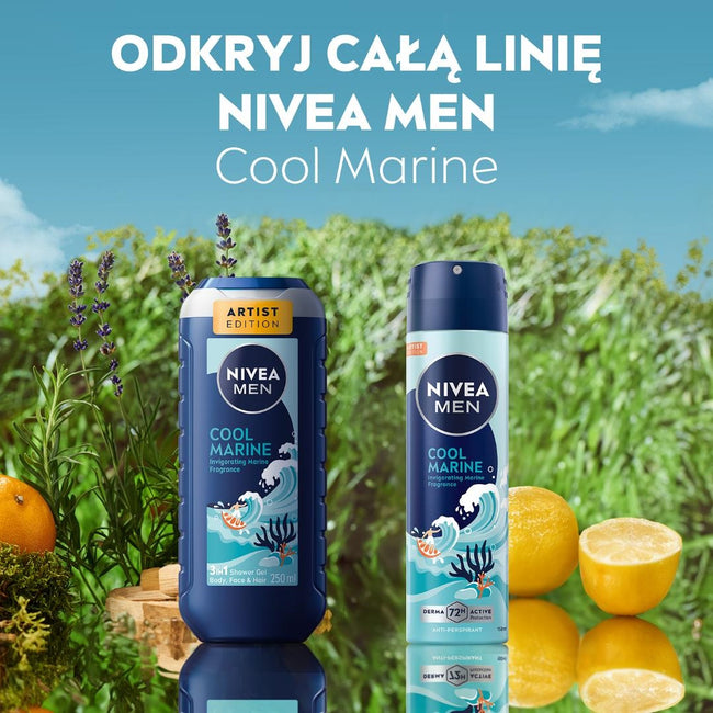 Nivea Men Cool Marine antyperspirant spray 150ml
