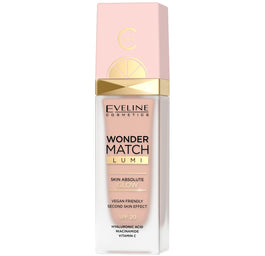 Eveline Cosmetics Wonder Match Lumi luksusowy podkład rozświetlający do twarzy 10 Vanilla 30ml