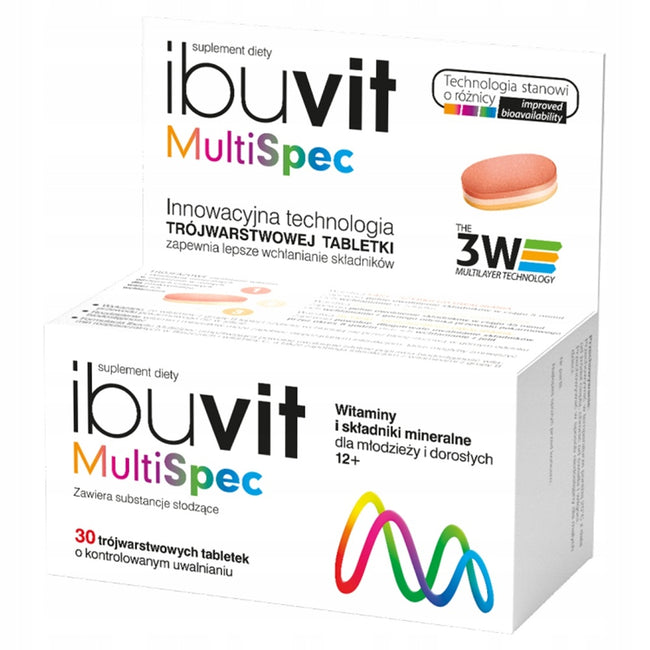 Ibuvit MultiSpec suplement diety z witaminami i minerałami 30 kapsułek