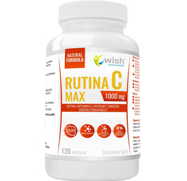WISH Pharmaceutical Rutina C Max 1000mg suplement diety 120 kapsułek